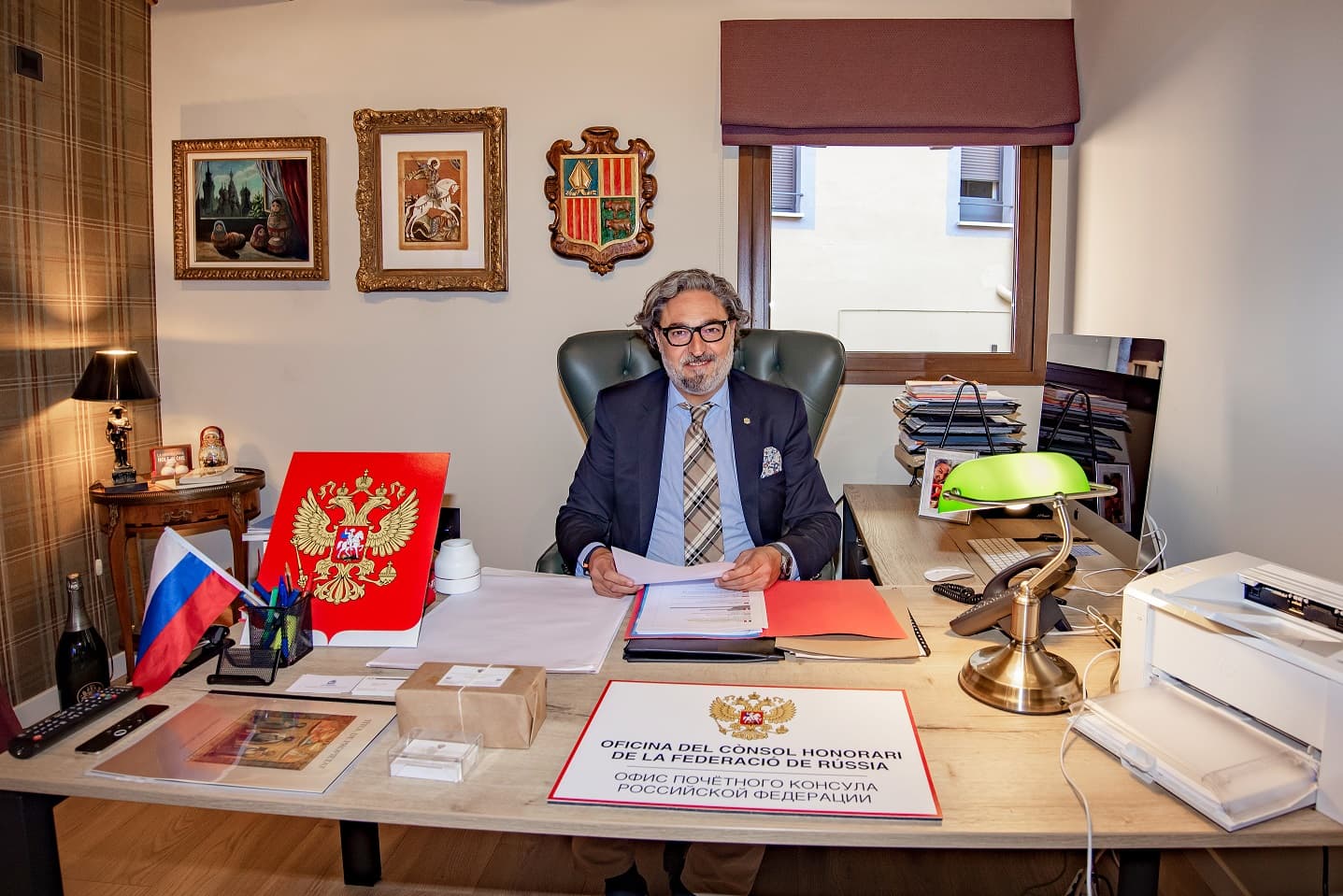 Retrato del Cónsul Honorario